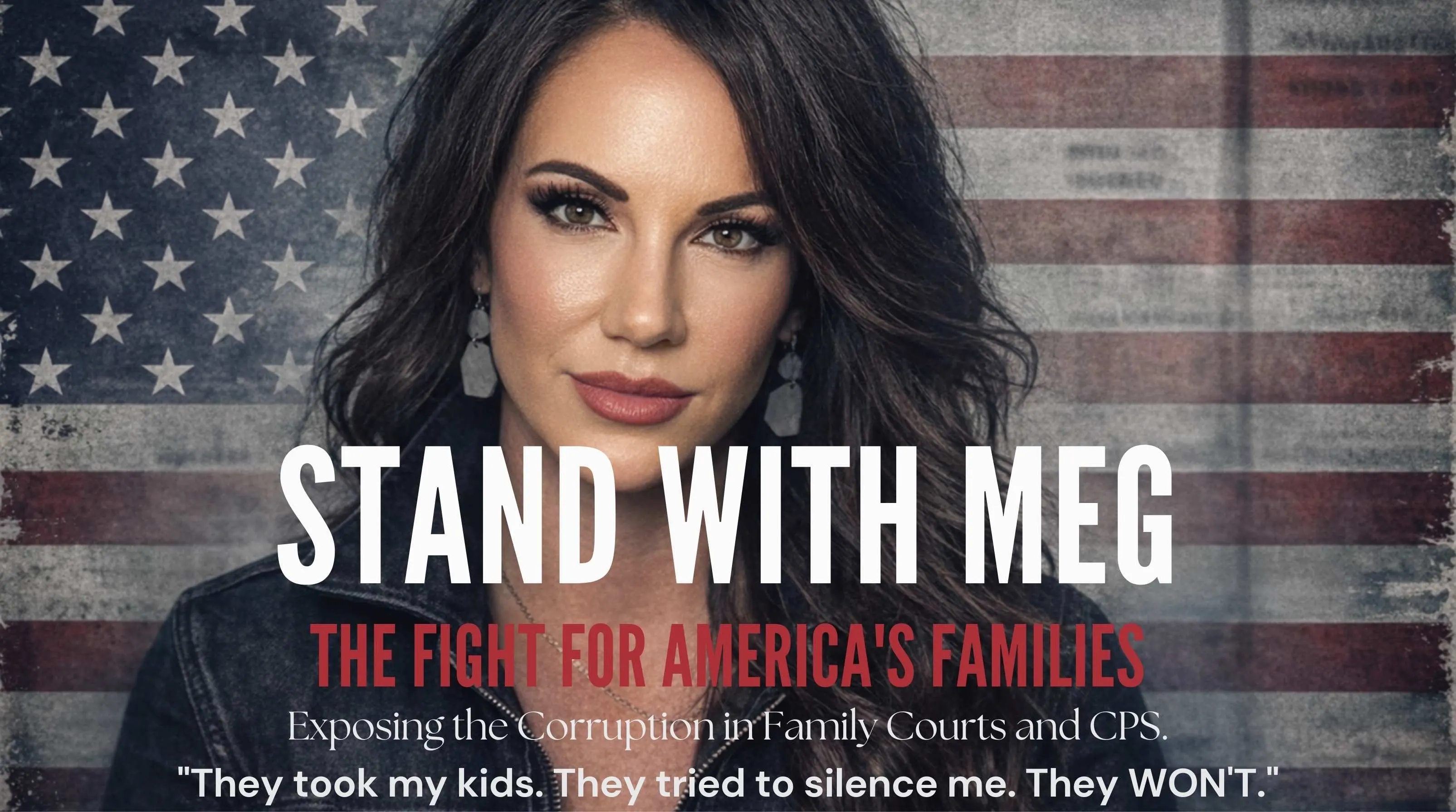 Stand With Meg — The Fight for America's Families brand artwork